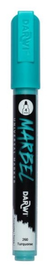 Image de MARBEL Marqueur acrylique pointe ronde médium 4MM Turquoise