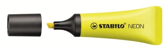 Image de Marqueur surligneur Stabilo néon jaune