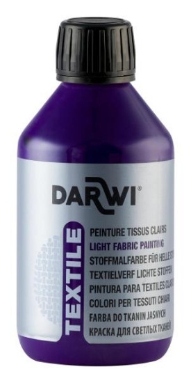 Image de Peinture tissu violet 250 ml