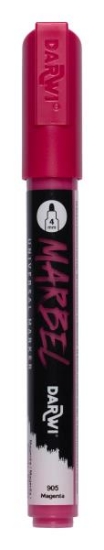 Image de MARBEL Marqueur acrylique pointe ronde médium 4MM Magenta