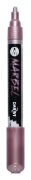 Image de MARBEL Marqueur acrylique pointe ronde médium 4MM Rose métallisé