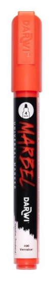Image de MARBEL Marqueur acrylique pointe ronde médium 4MM Vermillon