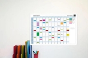 Image de Planning annuel magnétique effaçable à sec 90 x 59 cm