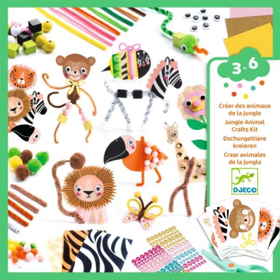 Image de Boîte à créer - Animaux de la jungle