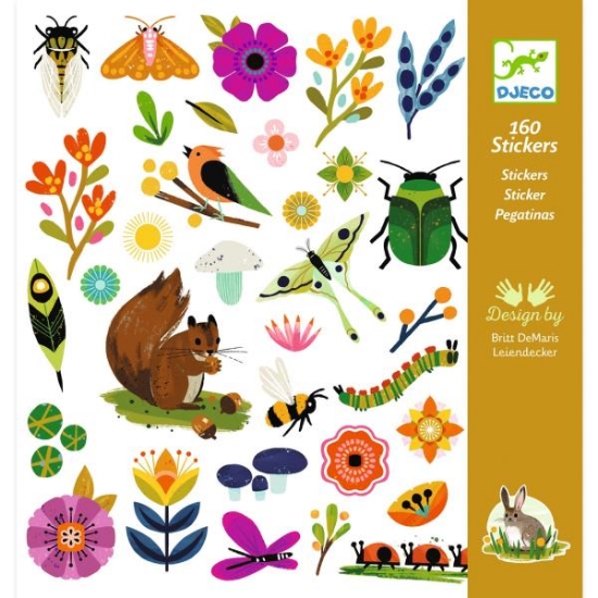 Image de Gommettes thématiques "jardin", lot de 160
