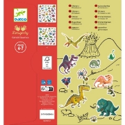 Image de Gommettes thématiques - dinosaures, pochette de 160