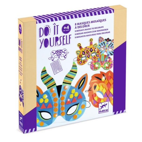 Image de Kit créatif - masques animaux de la jungle