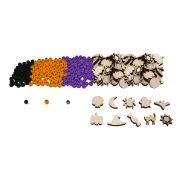 Image de Perles en bois - Halloween