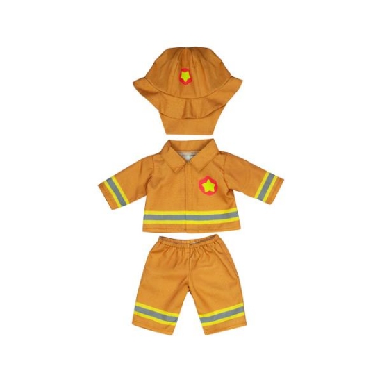 Image de Costume de pompier pour poupée 38 cm