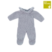 Image de Pyjama tricoté 32 cm - Bleu gris