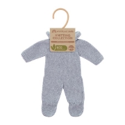 Image de Pyjama tricoté 32 cm - Bleu gris