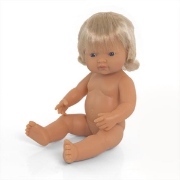 Image de Poupée fille caucasienne blonde, 38 cm