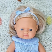 Image de Poupée fille caucasienne blonde, 38 cm