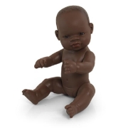 Image de Poupée fille africaine, 32 cm