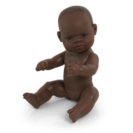 Image de Poupée fille africaine, 32 cm