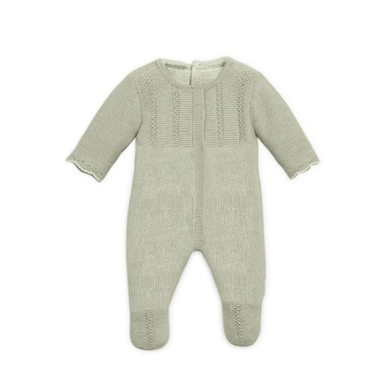 Image de Pyjama en tricot vert pour poupées de 40 cm