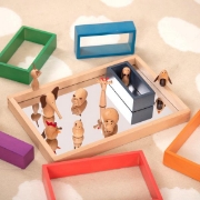 Image de Rectangle de construction arc-en-ciel