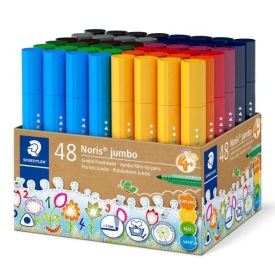Image de Classpack de 48 feutres triangulaires Jumbo