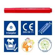 Image de Classpack de 48 feutres triangulaires Jumbo