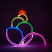 Image de Arches lumineuses arc-en-ciel - lot de 7