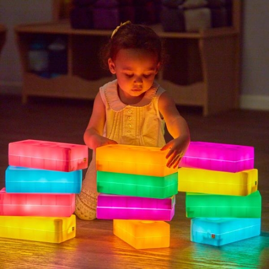 Image de Briques de construction lumineuses - lot de 12