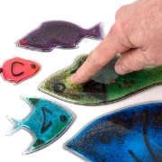 Image de Poissons sensoriels pailletés - lot de 6