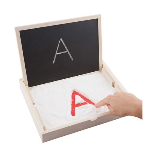 Image de Set plateau et tableau multisensoriel de pré-écriture