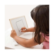 Image de Set plateau et tableau multisensoriel de pré-écriture