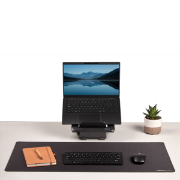 Image de Tapis sous-main de bureau BREYTA - Noir